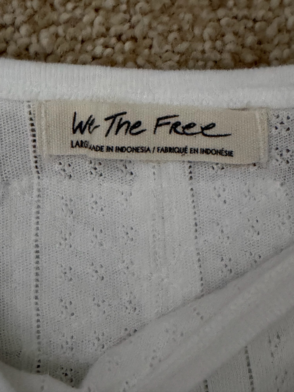 We The Free Sweet and Salty Tee Ivory - Picture 5 of 8